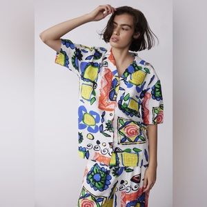 Damson Madder Linen Blend Set (camp shirt+pants)